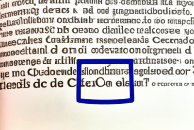 Hoja impresa con una palabra enmarcada en azul y un dedo sujetando la página, ilustración para 419 pagina caducada que significa y como solucionarlo