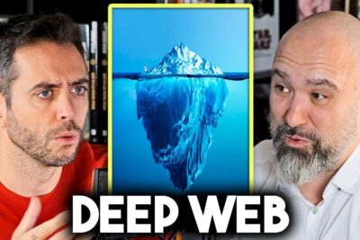 Miniatura con dos presentadores y un iceberg central que ilustra la DEEP WEB 85f T6HktI.