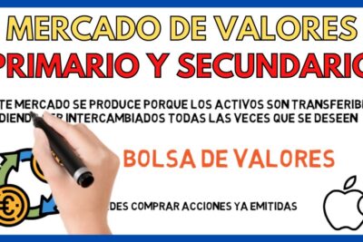 Infografía del mercado de valores primario y secundario NKG9GSv3Gk8