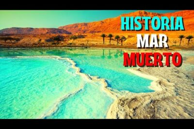 Orilla del Mar Muerto con formaciones de sal, aguas turquesa y montañas áridas RErytF8wWGI.