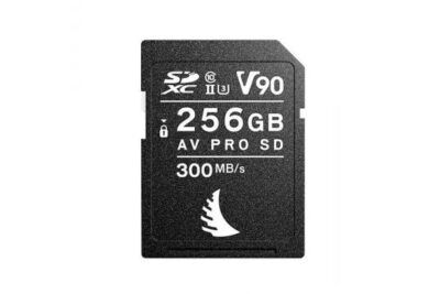 Tarjeta SD 256GB V90 AV PRO SD 300MB/s en negro, con bloqueo lateral, accede y gestiona tu cuenta en axi card de manera sencilla