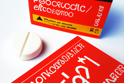 Paquete rojo y pastilla blanca ilustrando la consulta amoxicilina caducada 2 anos es seguro utilizarla