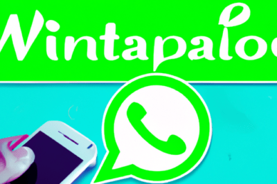Móvil y logotipo de WhatsApp sobre fondo verde, ilustrando como instalar whatsapp cuando ha caducado