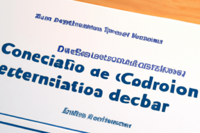 Documento impreso con texto azul desenfocado que ilustra como resolver el problema de un certificado digital caducado.