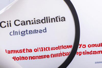 Lupa enfocando texto para mostrar cómo inspeccionar y entender como saber si el certificado digital esta caducado