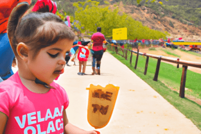Niña con helado en un paseo al aire libre que sirve como imagen metafórica sobre como saber si un verbo ha caducado guia completa