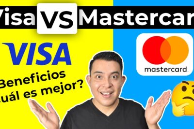 Comparativa visual de Visa y Mastercard dB3kXZH UsA con persona pensativa y emoji