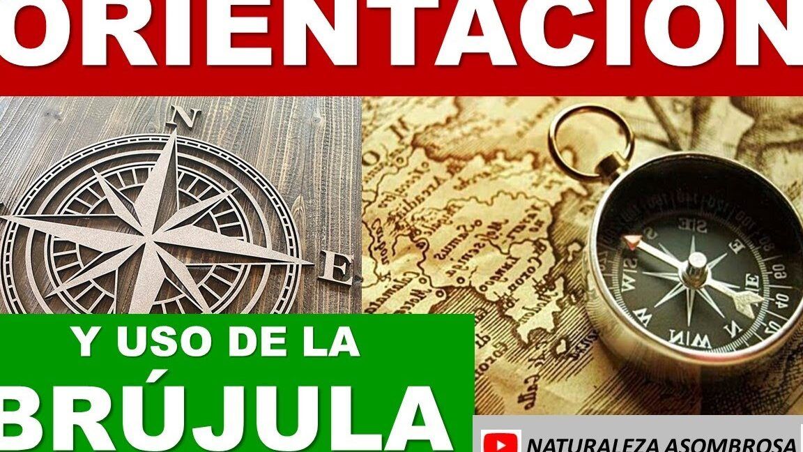 Compases y mapa antiguo para orientación, ilustración para descubre como ensenar a los ninos a usar una brujula mientras se mueven 1