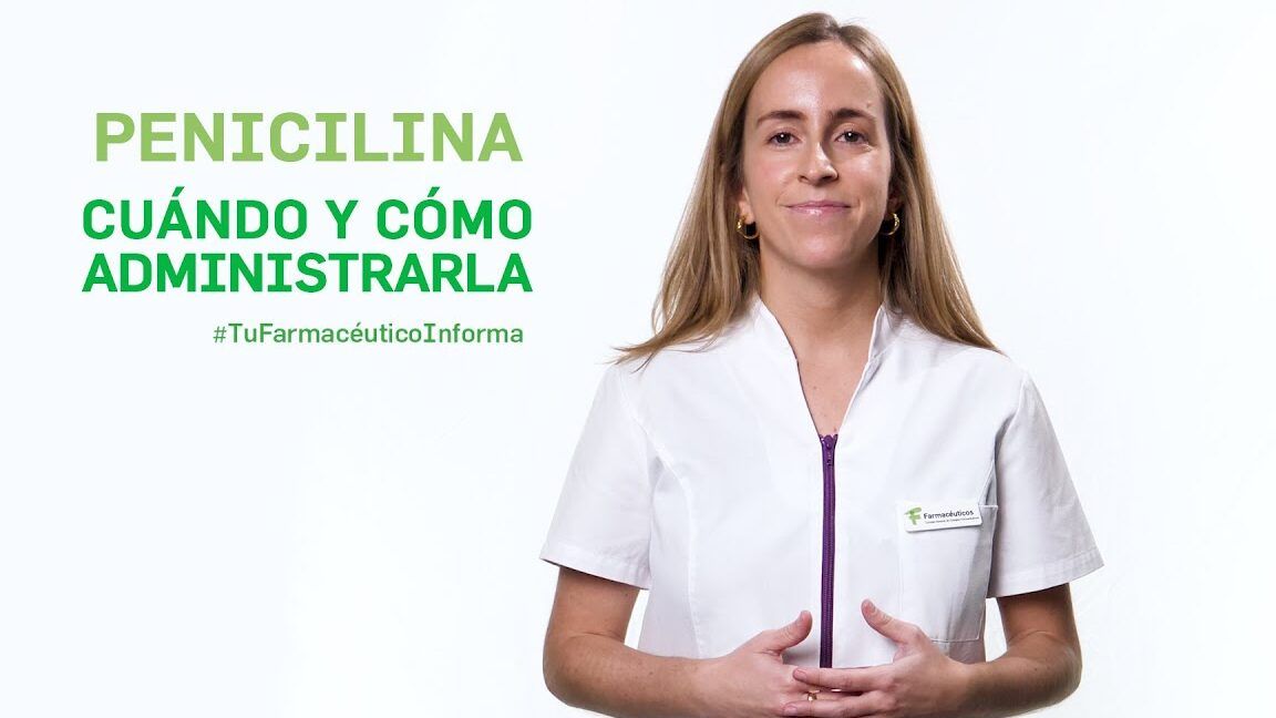Profesional farmacéutica explicando penicilina y descubre como la penicilina benzatinica puede curar tu enfermedad