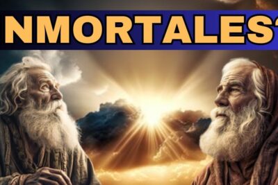 Dos ancianos con largas barbas y túnicas mirando un sol radiante entre nubes, imagen que invita a descubre el fascinante significado de que significa acab.