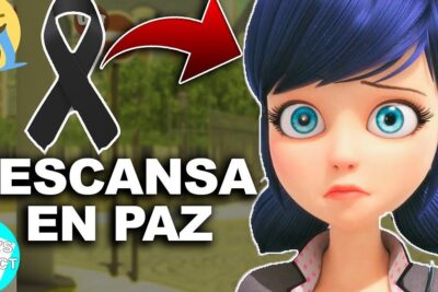 Personaje animado de cabello azul con mirada triste, cinta negra de luto y texto 'Descansa en paz', descubre el misterioso significado detras de que significa zoe