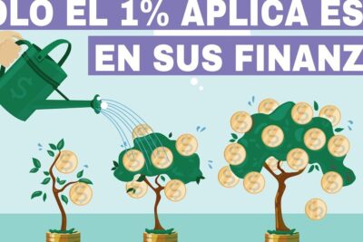 Mano regando árboles de monedas que crecen sobre pilas de monedas, descubre el verdadero significado de invertir en tus finanzas personales.