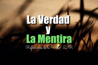Imagen con el texto La Verdad y La Mentira sobre siluetas de hierba al atardecer que invita a descubre el verdadero significado de la hipocresia todo lo que debes saber