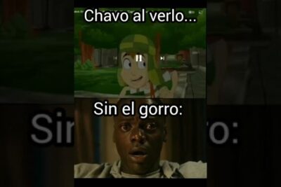 Meme de dos paneles con el Chavo animado en la parte superior y una persona con expresión sorprendida en la inferior, ideal para descubre el verdadero significado de ymca y todo lo que debes saber al respecto