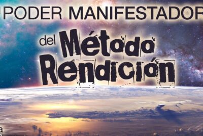 Póster con fondo espacial y horizonte terrestre que muestra el texto El poder manifestador del Método Rendición, descubre el verdadero significado detras de carpe diem aprovecha el dia al maximo