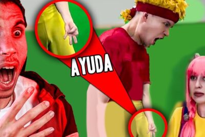 Miniatura con personajes sorprendidos, flechas rojas que señalan un gesto de ayuda y la palabra AYUDA, descubre todo sobre que significa lalala el misterioso significado detras de esta palabra
