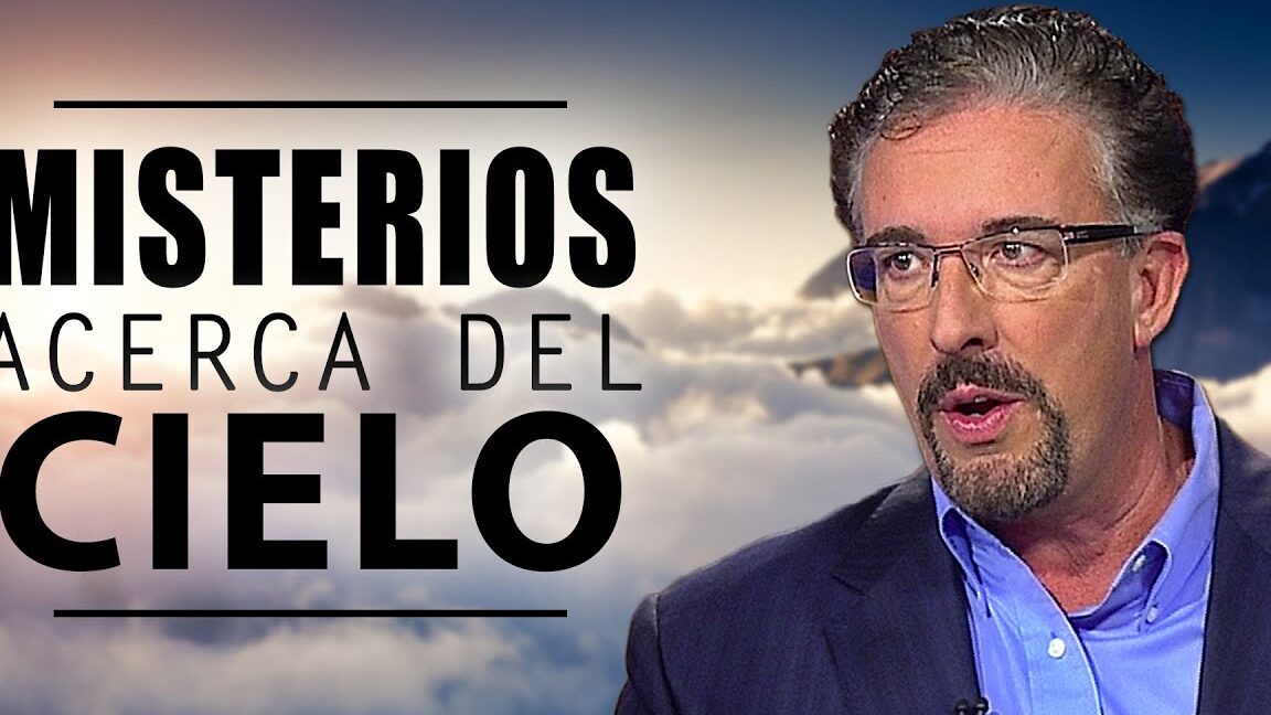 Miniatura con texto 'Misterios acerca del cielo', fondo de nubes y un presentador hablando, descubriendo el misterio que significa realmente el numero 666