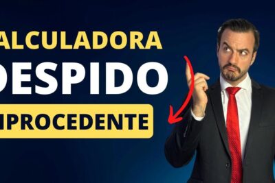 Miniatura con texto calculadora despido improcedente 1 y hombre de traje señalando