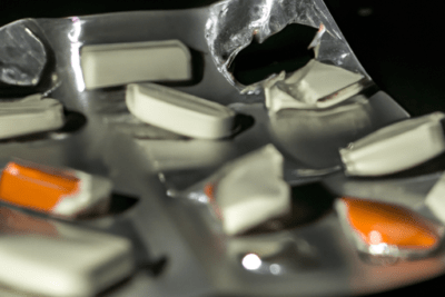 Blister metálico con tabletas blancas y naranjas parcialmente extraídas, despues de cuanto tiempo se puede tomar una pastilla caducada la verdad revelada
