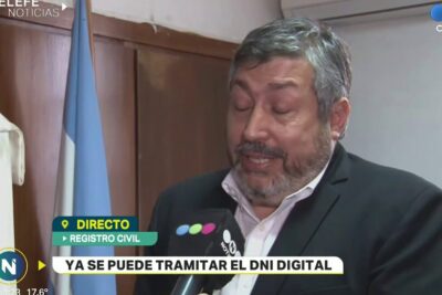 Entrevista en registro civil sobre dni cordoba y el inicio del trámite del DNI digital