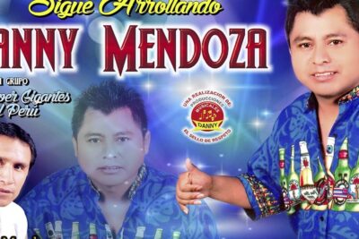 Cartel promocional con retratos sobre fondo azul, tipografía roja y logo circular dni mendoza 1