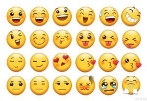 Colección de emojis amarillos con distintas expresiones faciales que muestra el significado del emoji y su importancia todo lo que debes saber 1.