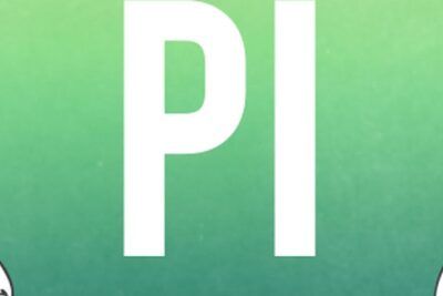 PI blanco sobre fondo verde degradado con esquinas ilustradas, el significado del numero 3 simbolismo y curiosidades 1