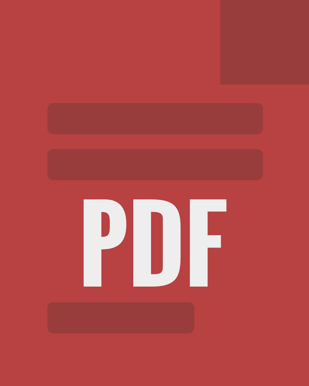 Icono PDF rojo minimalista con letras blancas grandes y barras que simulan texto, es peligroso esnifar paracetamol en noquis descubre la verdad aqui