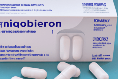 Caja y pastillas blancas sobre fondo azul mostrando dudas sobre es seguro tomar ibuprofeno caducado conoce los riesgos y precauciones a tener en cuenta