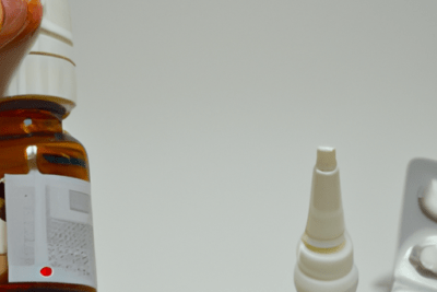 Frasco ámbar, spray nasal y blíster de comprimidos en superficie, es seguro tomar un medicamento caducado hace 7 meses lo que debes saber