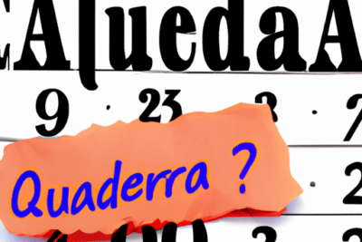 Calendario con números grandes y nota manuscrita resaltando la duda sobre fecha caducada letra que significa y como evitarlo.