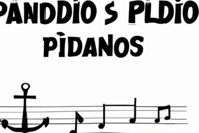 Imagen en blanco y negro con título tipográfico, partitura y un ancla que ilustra fecha caducada los piratas letra explorando el significado detras de esta cancion.