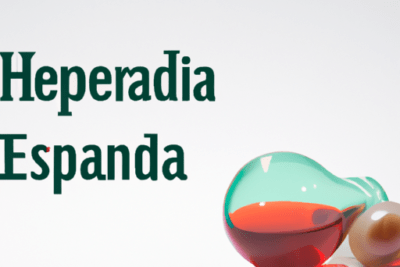 Cápsulas translúcidas con líquido rojo junto a texto en verde sobre fondo claro, heparina caducada riesgos y consideraciones importantes