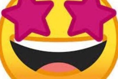 Interpretacion del emoji significado y curiosidades: rostro amarillo sonriente con estrellas magenta en los ojos