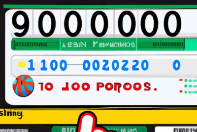 Interfaz de juego estilo arcade con marcador, icono de baloncesto y una mano señalando que la cuenta de mi jugador ha caducado en 2k23.