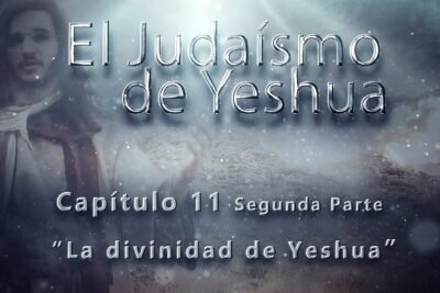 Cartel del video El Judaísmo de Yeshua con fondo nevado y figura difusa, la gran diaspora descubre el verdadero significado detras de esta palabra
