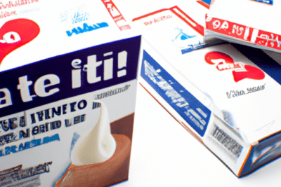 Envases de leche apilados que muestran los peligros de consumir leche caducada durante 5 dias que debes saber.