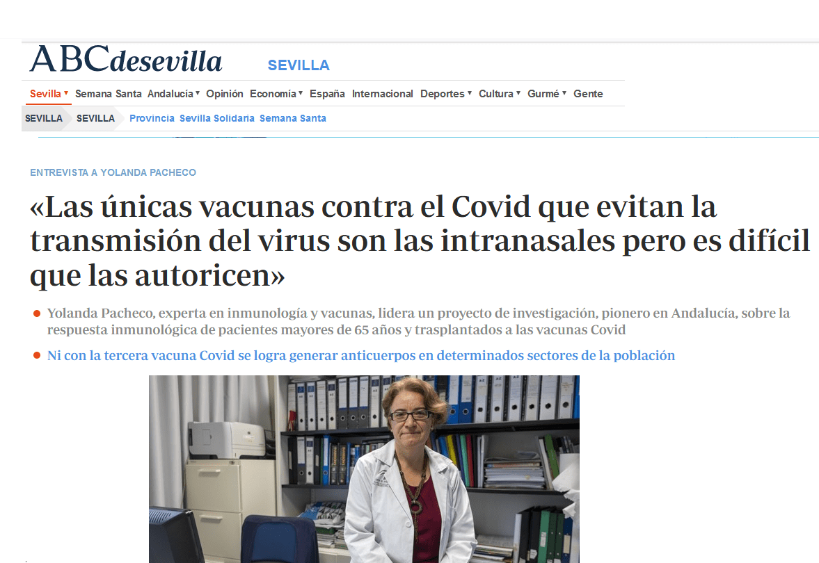 Mi hijo puede ir al colegio si doy positivo en covid descubre la respuesta aqui, portada de noticia sobre vacunas con foto de una investigadora en su despacho
