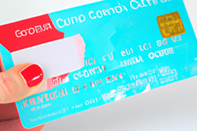 Mano con uñas rojas sosteniendo tarjeta sanitaria azul con chip y etiqueta blanca, mi tarjeta sanitaria esta caducada que debo hacer
