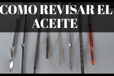 Varias varillas medidoras alineadas para indicar nivel aceite 1