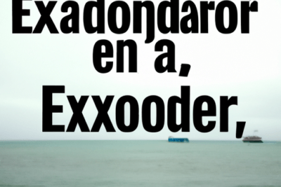 Texto tipográfico negro sobre un mar tranquilo con botes, ideal para ilustrar no esta caducado en ingles explorando el significado detras de esta frase.