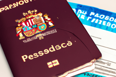 Pasaporte con cubierta desgastada y documentos adicionales que sugiere pasaporte caducado como renovarlo y evitar problemas futuros
