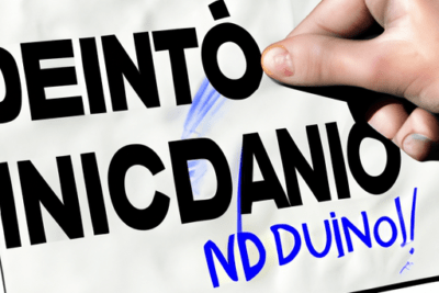 Mano sosteniendo un cartel con las letras DNI y un garabato azul que sugiere duda, puedo votar con el dni caducado descubre si es posible
