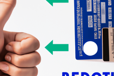 Mano con pulgar hacia arriba junto a una tarjeta azul y flechas verdes indicando verificación que debes saber sobre las tarjetas caducas todo lo que necesitas para evitar inconvenientes