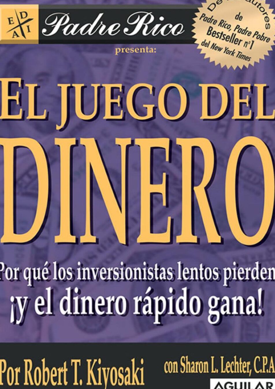 Portada morada con la palabra DINERO en grande y subtítulo sobre inversionistas, que pasa si el van es negativo descubre como afecta a tus inversiones.