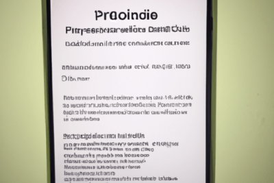 IPhone con funda verde y pantalla con texto desenfocado que ilustra que significa cobertura caducada en iphone.
