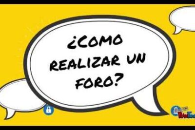 Cartel amarillo con bocadillo central que pregunta ¿Cómo realizar un foro? que significa og todo lo que debes saber sobre esta expresion