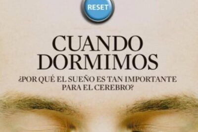 Ojos cerrados y título 'Cuando dormimos' ilustrando por qué el sueño importa y qué significa pegar ojo y por que es importante descansar bien uno