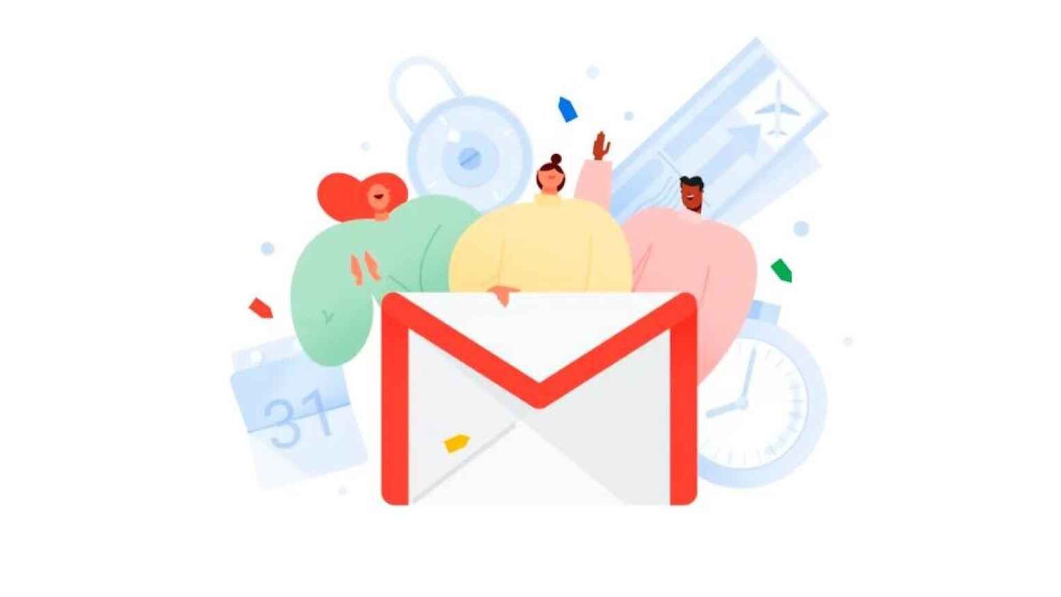 Ilustración de un sobre de correo y figuras representando contactos que sugiere que sucede si borro un contacto en android descubre las consecuencias.
