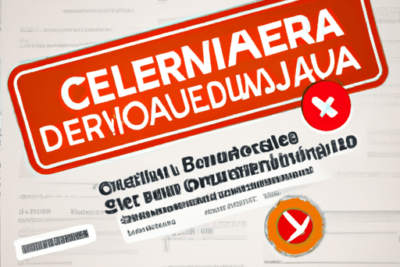 Sello rojo de advertencia sobre documentos indicando renovar certificado digital caducado una guia completa para mantener tu seguridad en linea.